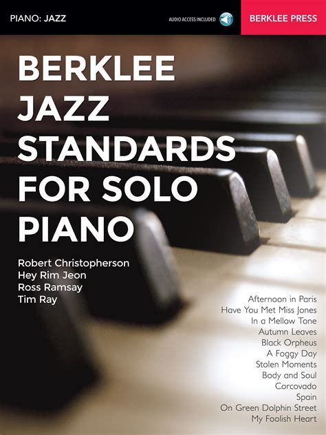 Berklee Jazz Standards For Solo Piano